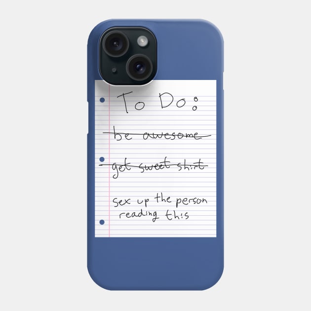 To Do List Phone Case by DinosaurComics