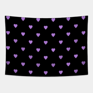 purple hearts Tapestry