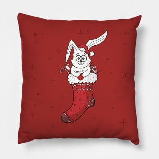 Bunny new year Pillow