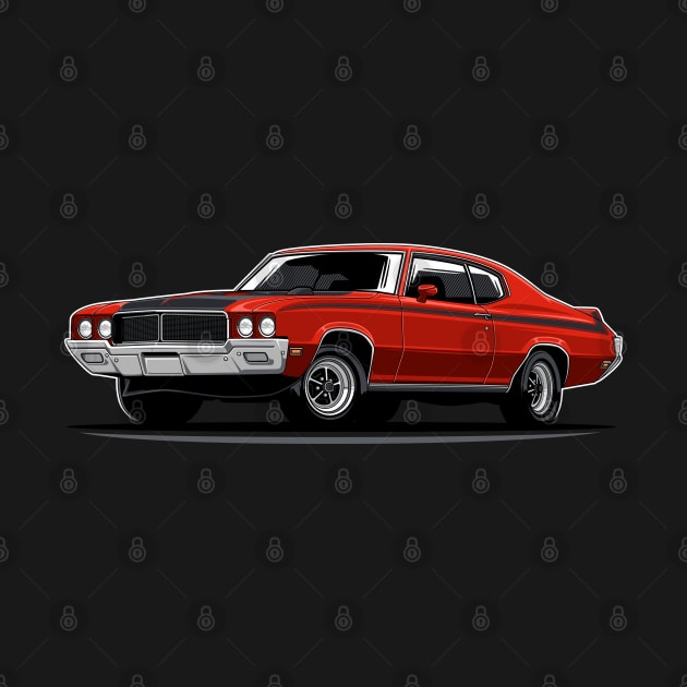 GSX Stage 1 - 1970 (Red) by afrcreativeart