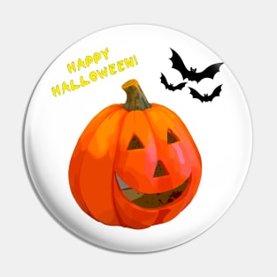 Pumpkin for Halloween Pin