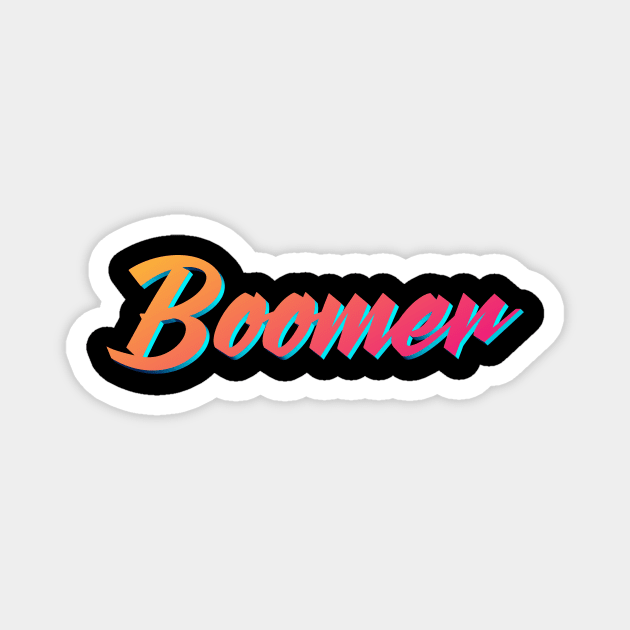 Boomer Magnet by Arend Studios