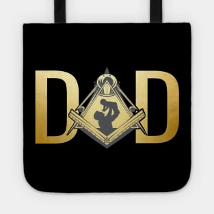 Masonic Dad Freemasonry Fathers Day Freemason Tote