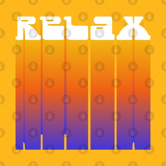 Relax Word Art by Cider Printables