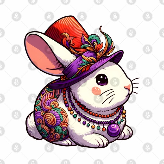 Mardi Gras Rabbit by Japanese Fever