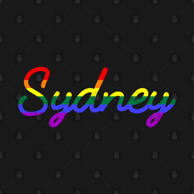 Sydney Pride Festival LGBT Rainbow Flag by Scar