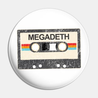 kurniamarga vintage cassette tape Megadeth Pin