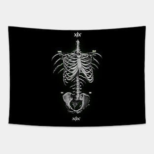 WxrldGxne Ribcage Tapestry