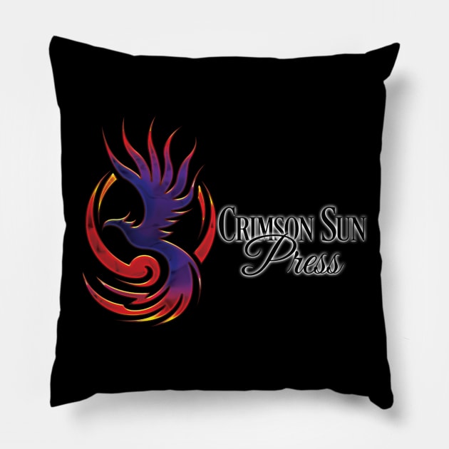 Crimson Sun Press Logo Shirt Pillow by KimbraSwain