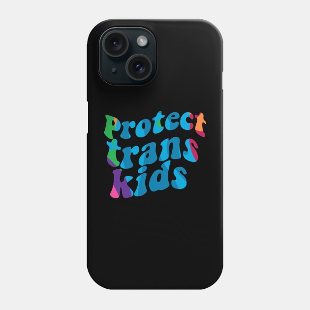 protect trans kids Phone Case by Giftyshoop