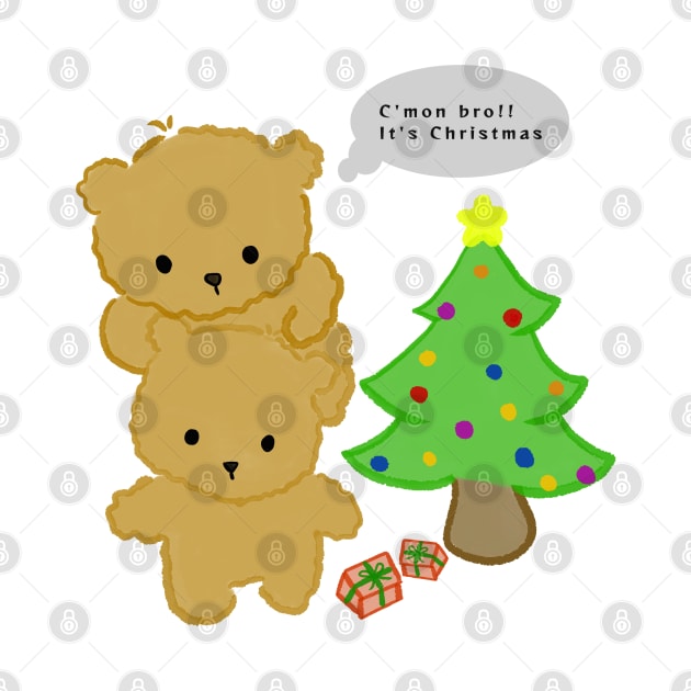 Cute Christmas collection, Tubbi bears by yudoodliez