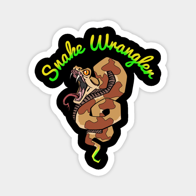 Snake Wrangler Southern Copperhead Magnet by VenomRot