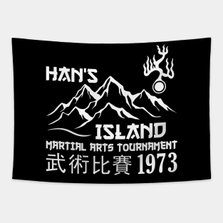 Mod.11 Enter the Dragon Han's Island Tapestry