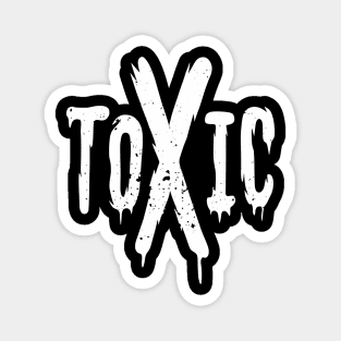 Toxic Sarcastic Provocative Attitude Warning Magnet