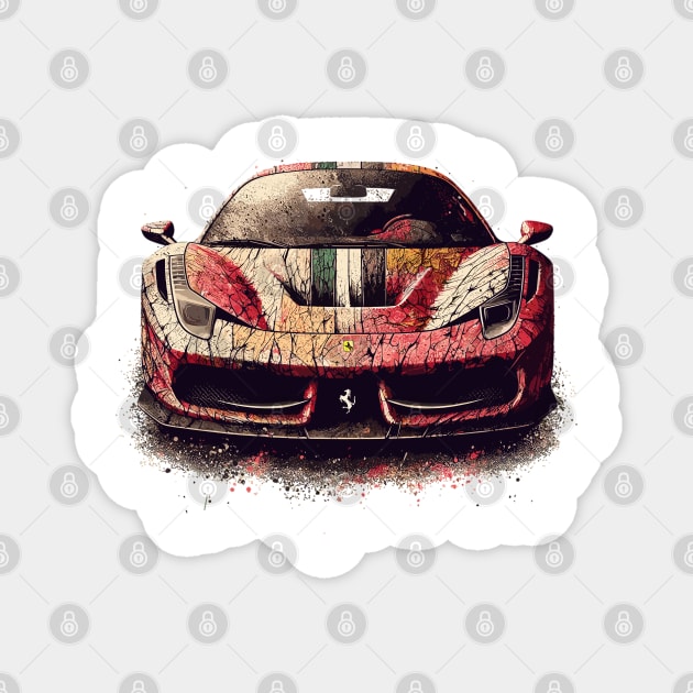 Ferrari 458 Magnet by Vehicles-Art