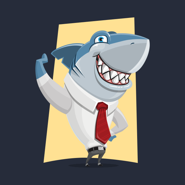Well Dressed Shark by PatrioTEEism