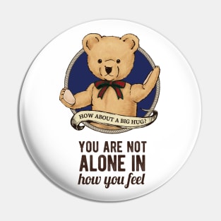 ADHD parenting quotes, big hug gift with bear drawing Pin