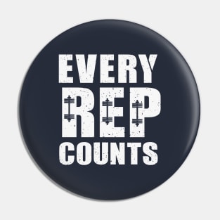 Every Rep Counts Pin