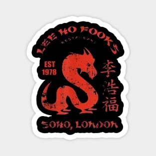 Lee Ho Fooks Funny Dragon Vintage Magnet