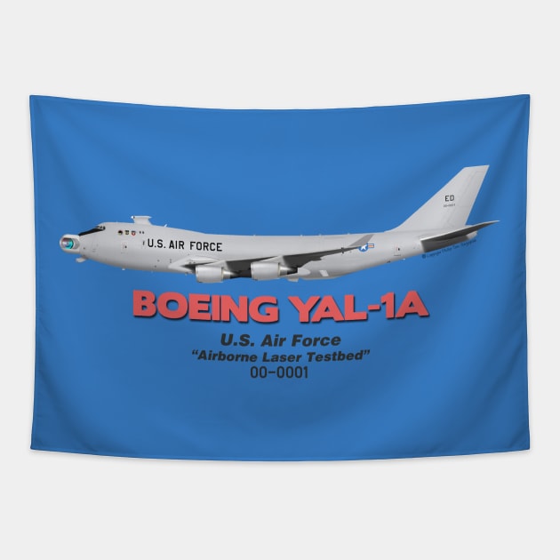 Boeing YAL-1A - U.S. Air Force "Airborne Laser Testbed" Tapestry by TheArtofFlying