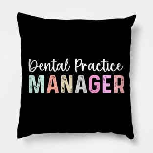 Vintage Assistant Dental Practice Manager Job Pillow