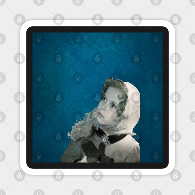 Shirley Temple Winter Magnet by RetroSalt