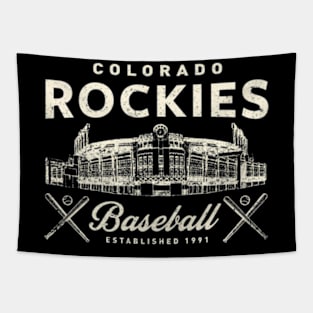 Rockies Coors Field By Buck Tapestry