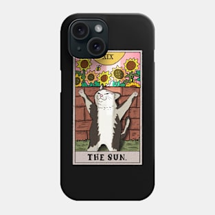 Funny cat | The Sun tarot deck - funny tarot cat Phone Case