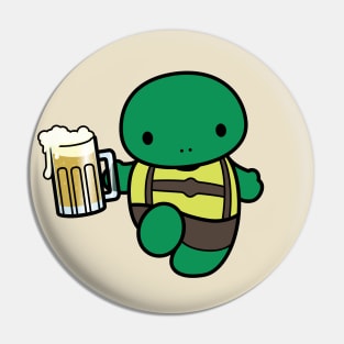 Guten Tag Turtle Pin