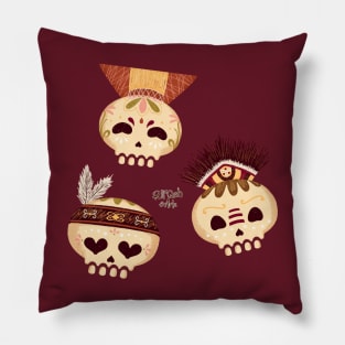 Cute nusantara skull Pillow