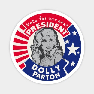 Dolly for President Magnet