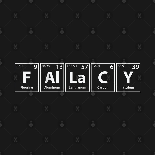 Fallacy (F-Al-La-C-Y) Periodic Elements Spelling by cerebrands