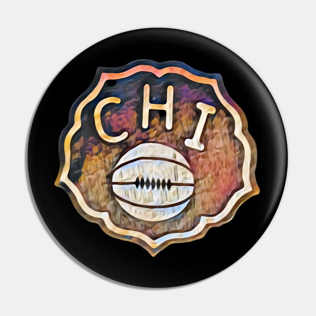 Chicago Duffy Florals Basketball Pin by Kitta’s Shop