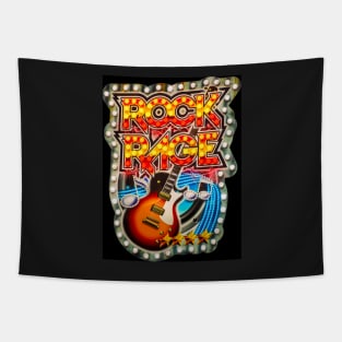 Rock Rage Logo Tapestry