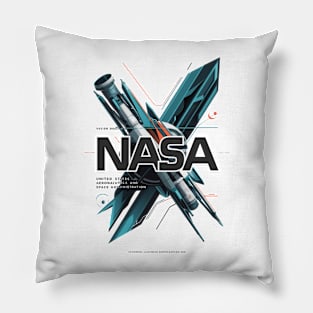 Modern Nasa logo Pillow