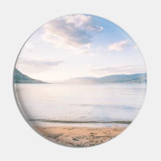 Okanagan Lake Summer Sunset View Pin