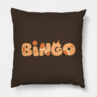 bingo name cartoon Pillow