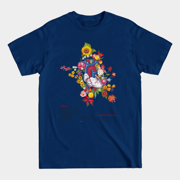 Blooming Heart - Collage - T-Shirt