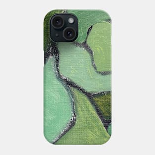 Sap Green Abstract Art Phone Case