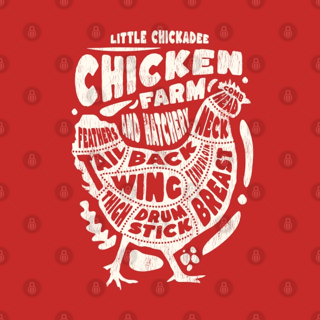 Chicken Parts Anatomy Little Chickadee Chicken Farm and Hatchery by Contentarama