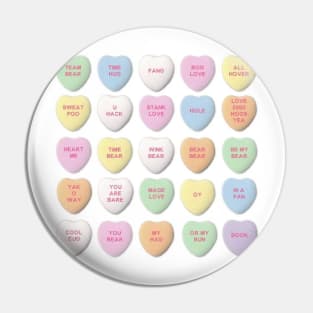 AI Generated Love Hearts Pin