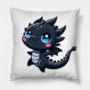 Dancing Kawaii Dragon Pillow