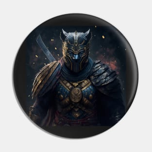 Samurai Panther Pin