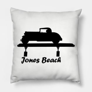 Jones Beach Art Deco Sign - Car Pillow