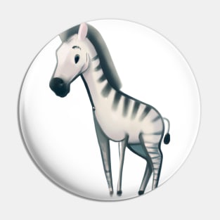 Cute Zebra Drawing Pin