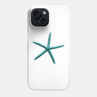 Starfish, Teal Blue Phone Case