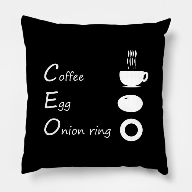 Food CEO Pillow by EversweetStudio