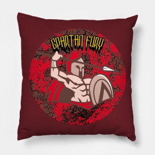 Spartan Fury Pillow