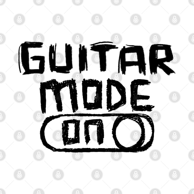 Guitar Mode ON for Love of Guitar by badlydrawnbabe