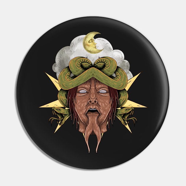 Gorgon Medusa Pin by soulfulprintss8